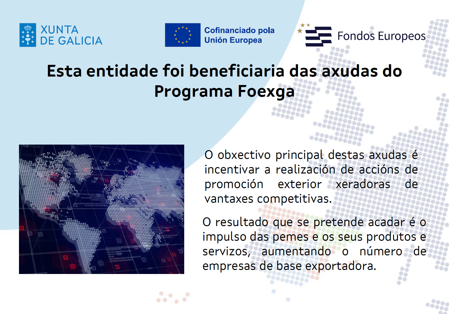 Ayudas do Programa Foexga